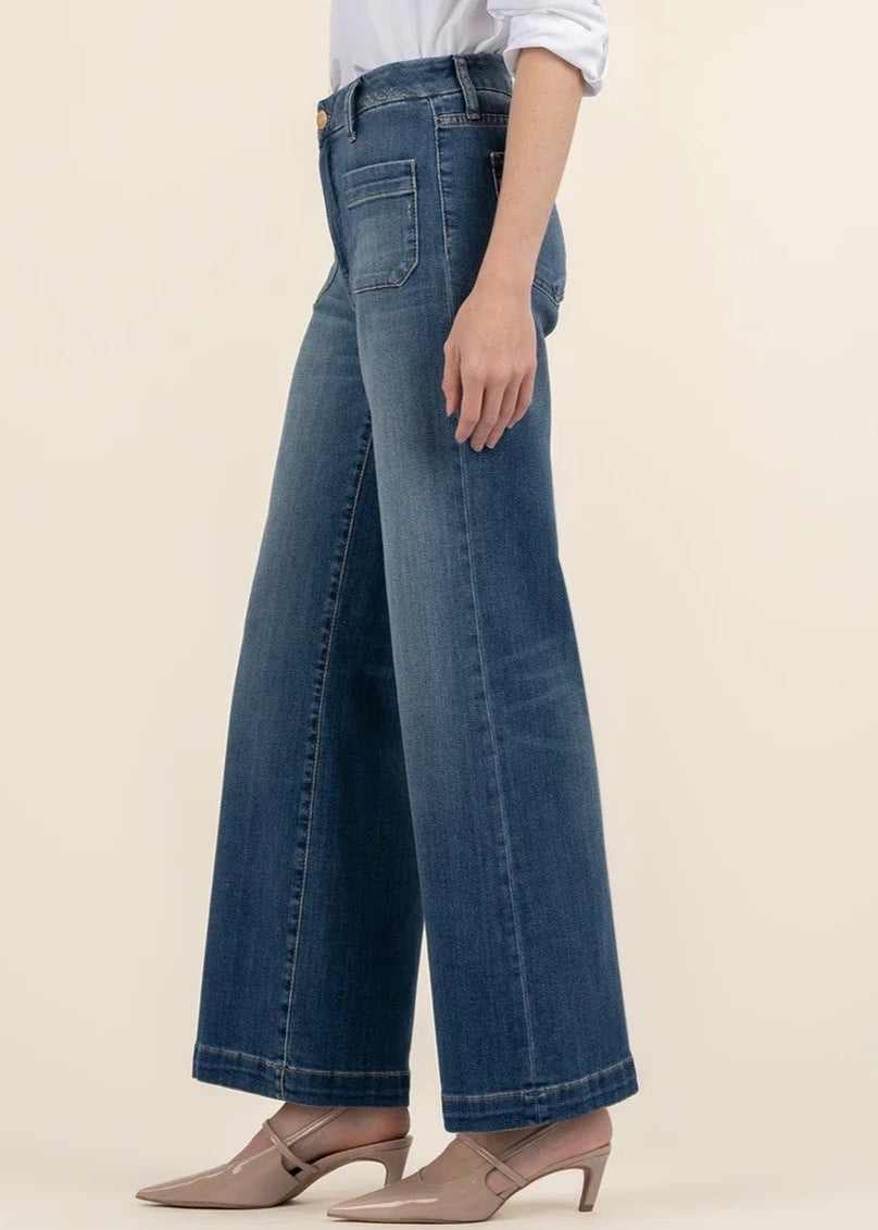 KUT From The Kloth Meg High Rise Wide Leg Jean - The Nines