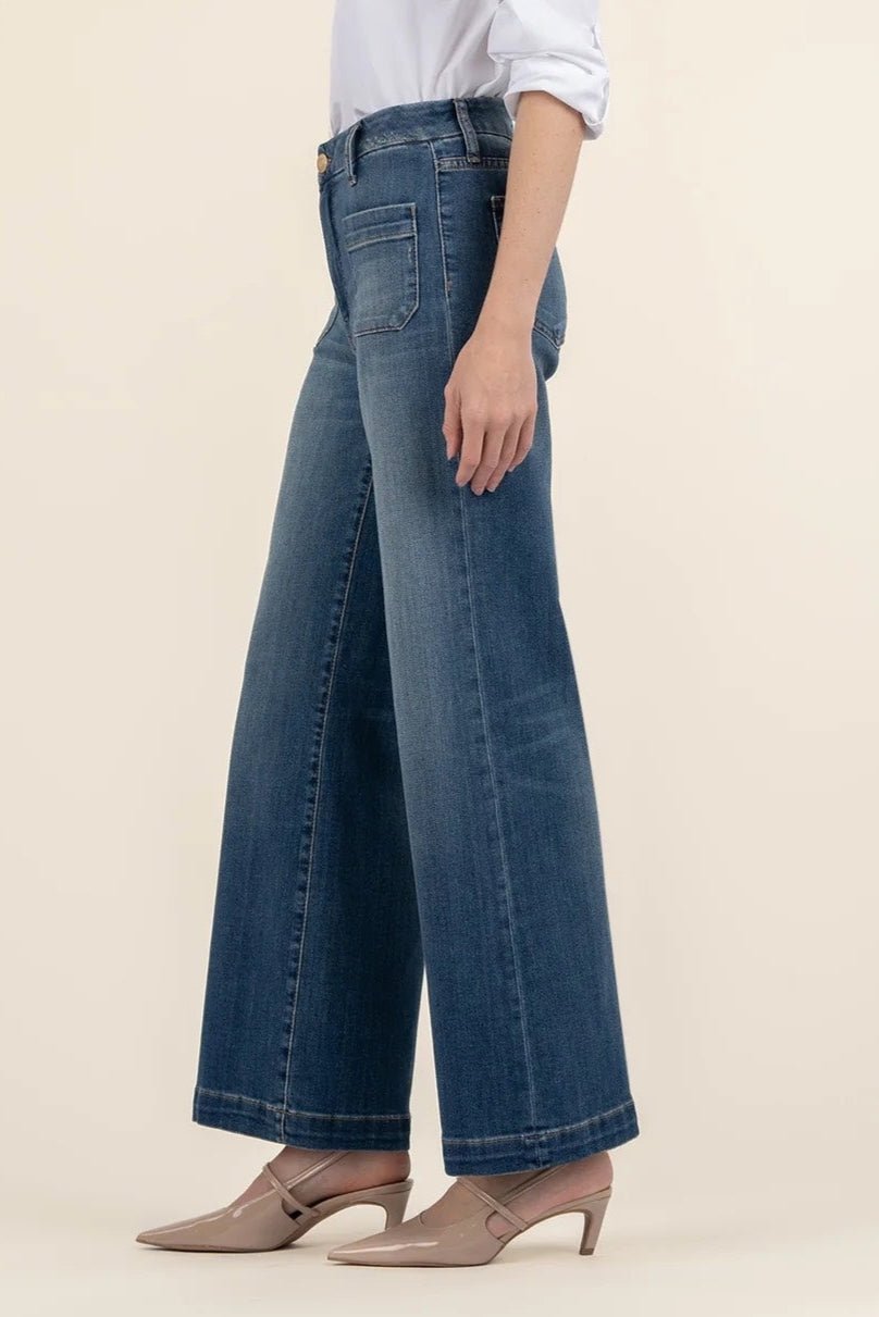 KUT From The Kloth Meg High Rise Wide Leg Jean - The Nines