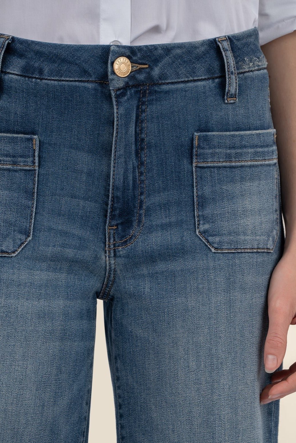 KUT From The Kloth Meg High Rise Wide Leg Jean - The Nines