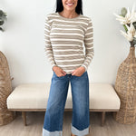 Striped Long Sleeve Top - 2 colors! - The Nines