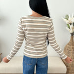 Striped Long Sleeve Top - 2 colors! - The Nines