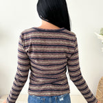 Striped Long Sleeve Top - 2 colors! - The Nines