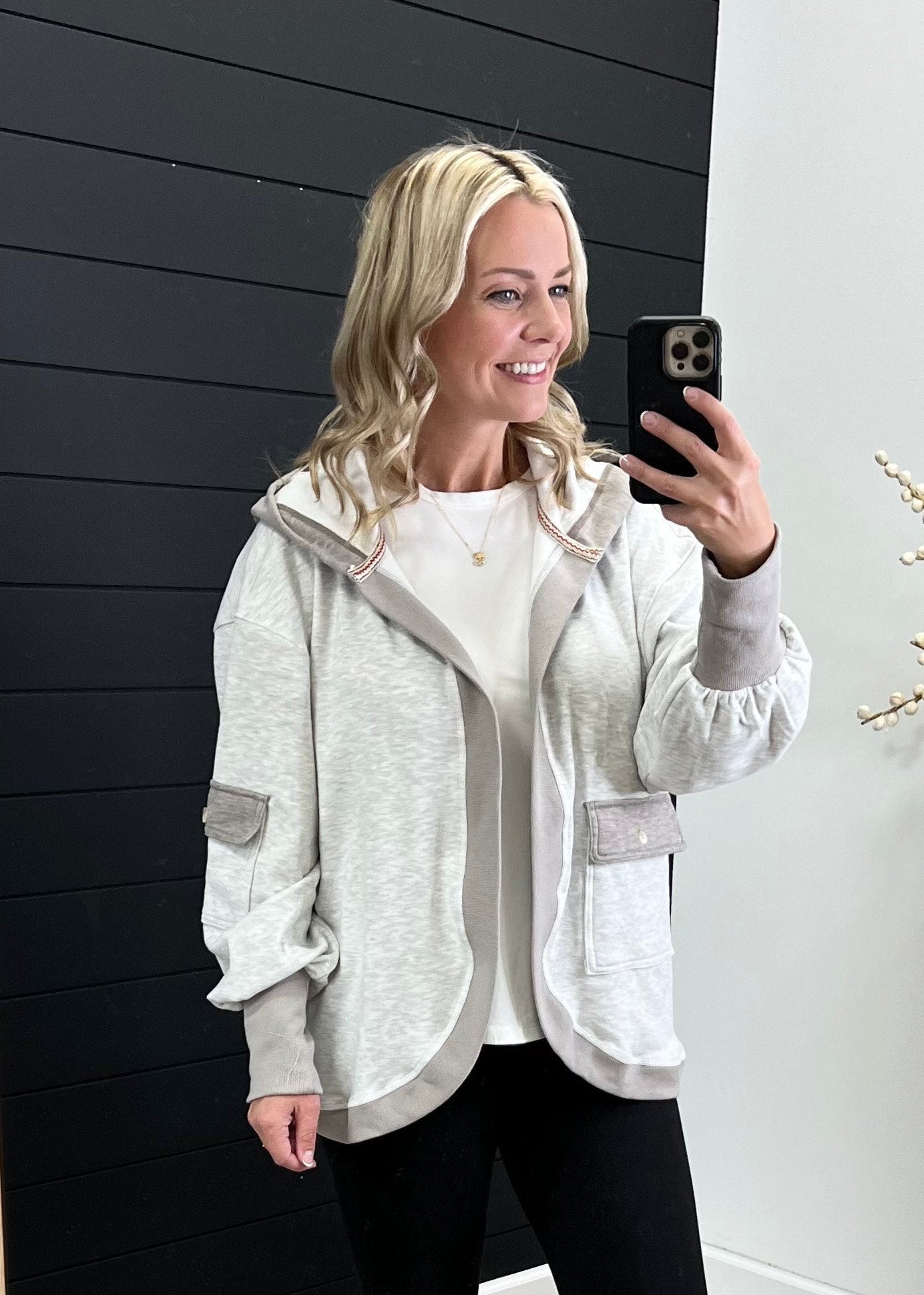 Cozy & Soft Colorblock Hooded Cardigans - 2 Colors! - The Nines