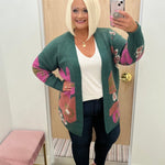 Olivia Floral Belted Cardigan - 2 Colors! - The Nines