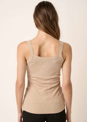 Solid Square Neck Ribbed Tanks Tops - 3 Colors!