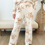 Floral Toile Wide Leg Pants - The Nines