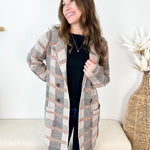Autumn Days Plaid Coatigan - The Nines