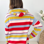 Multi Stripe Sweater Hoodie - The Nines
