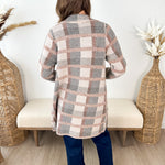 Autumn Days Plaid Coatigan - The Nines