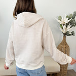 Striped French Terry Hoodie - The Nines