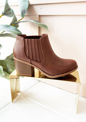 Pleated Stretch Detail Heeled Booties - 3 Colors!