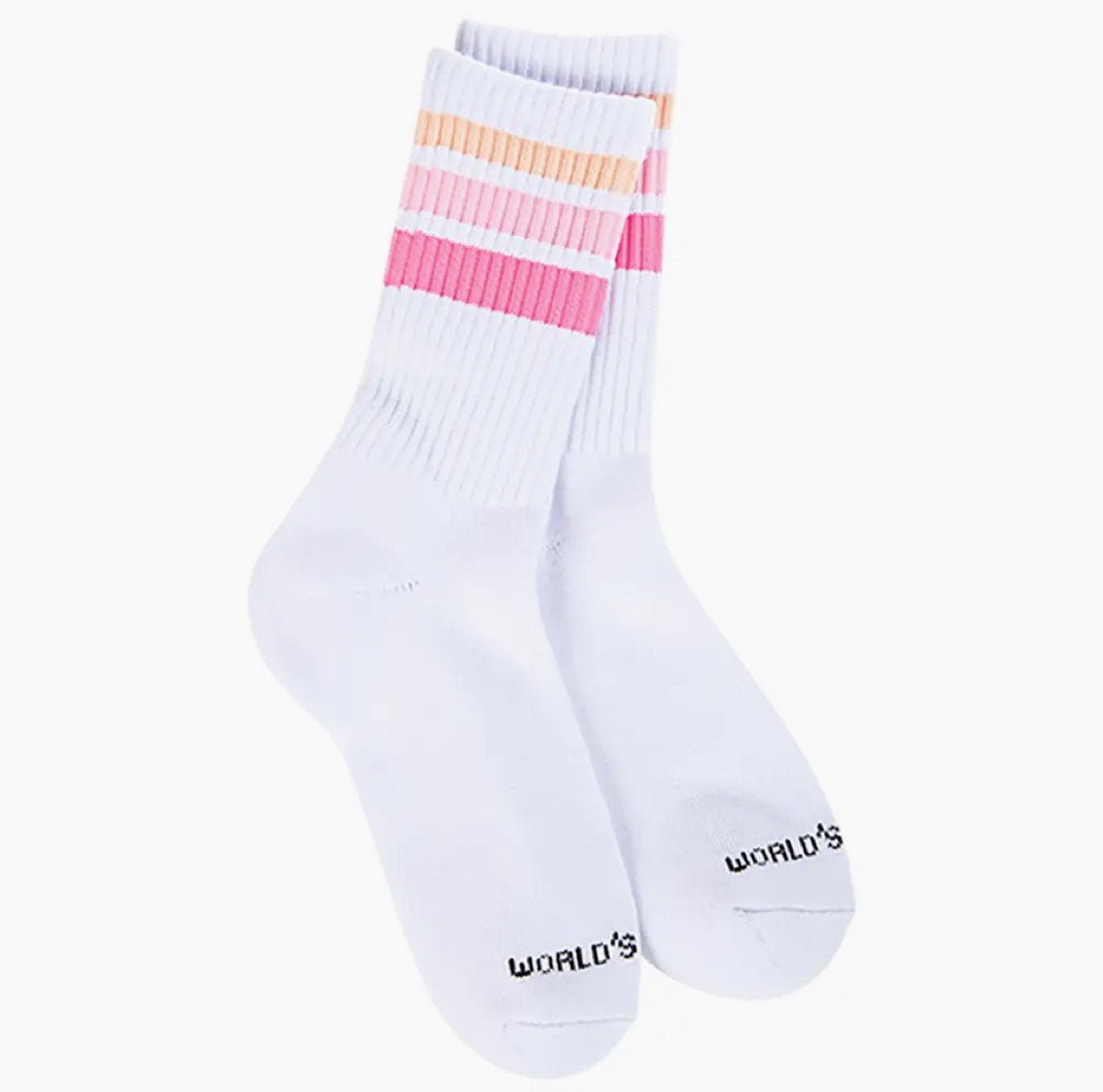 World's Softest Striped Sports Crew Sock - The Nines