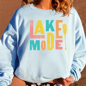 Lake Mode Light Blue Sweatshirt