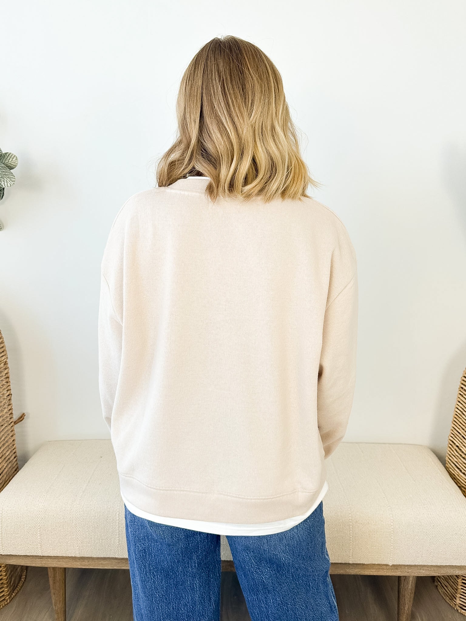 Always on Crew Layered Pullover - 4 Colors! - The Nines