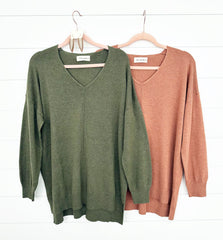 Everyday essential Vneck - 2 Colors!