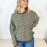 Button Down Striped Cardigan - 3 Colors! - The Nines