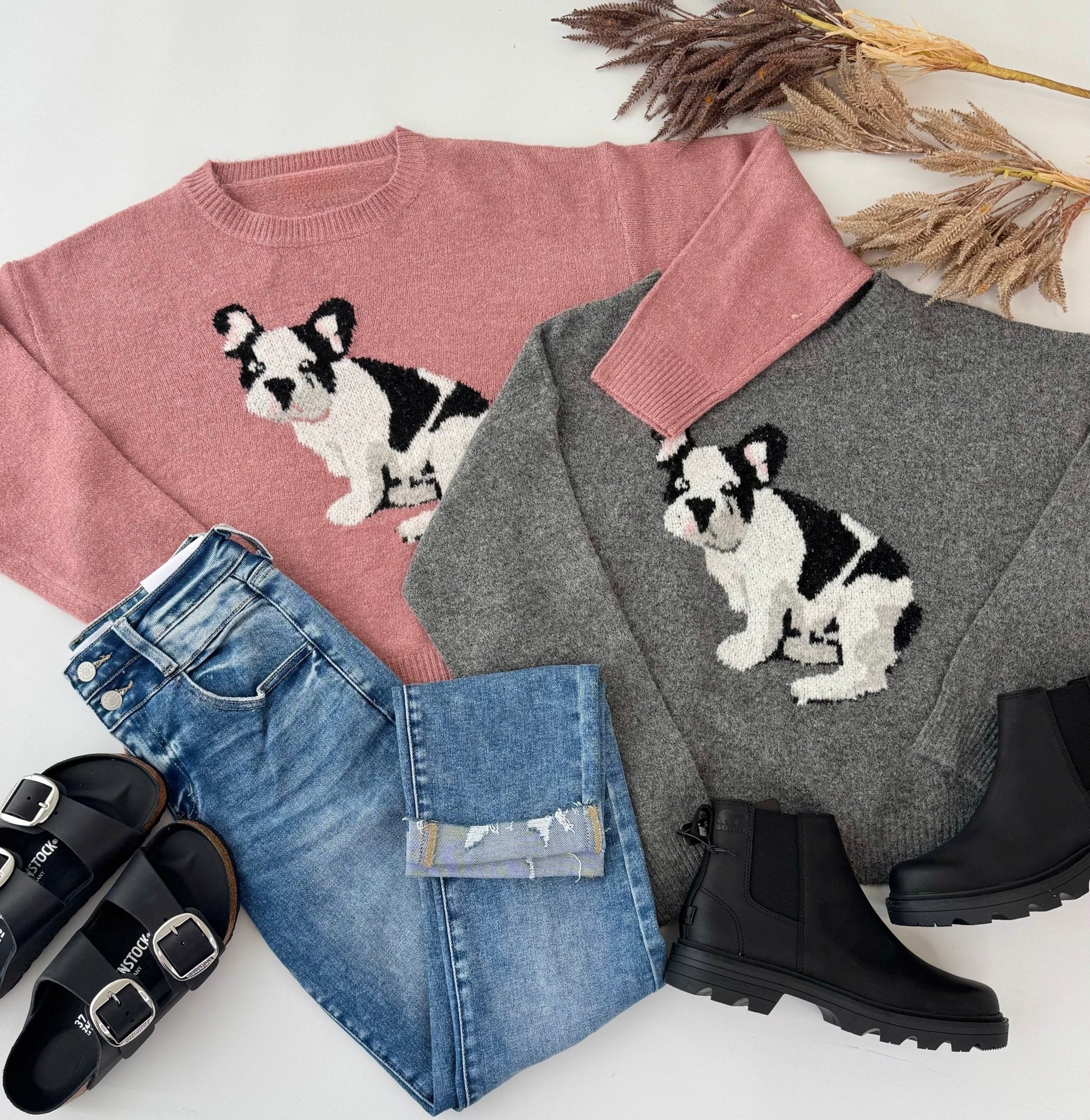 Frenchie Sweater - 2 colors! - The Nines
