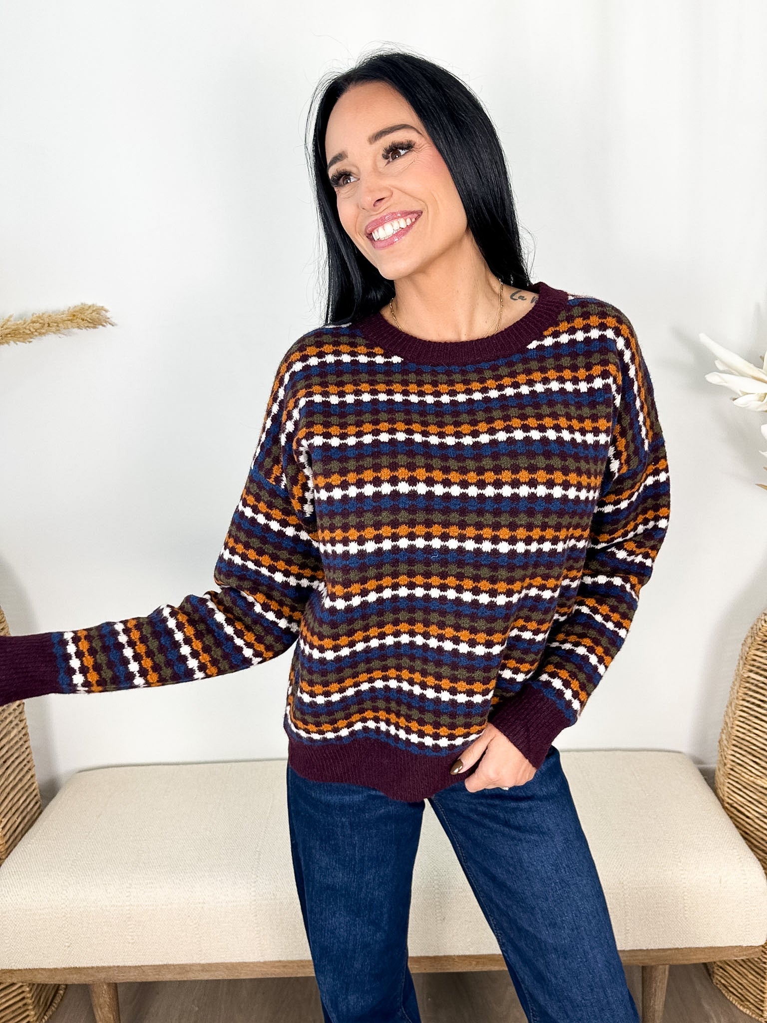 Fall in Line Sweater - The Nines