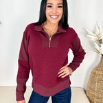 Quilted Comfort Quarter Zip - 3 colors! - The Nines