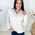 Quilted Comfort Quarter Zip - 3 colors! - The Nines