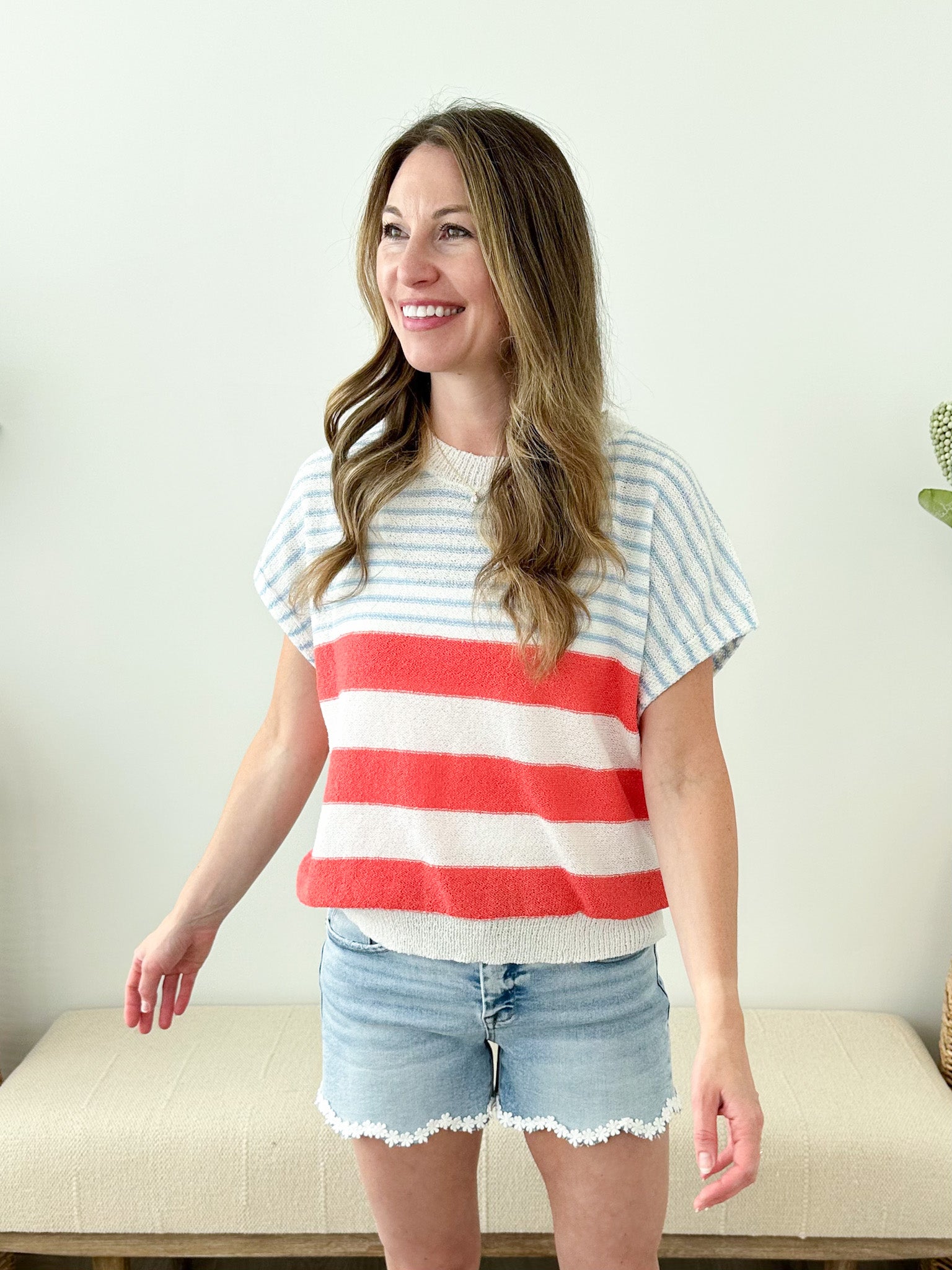 Summer Weekends Striped Sweater