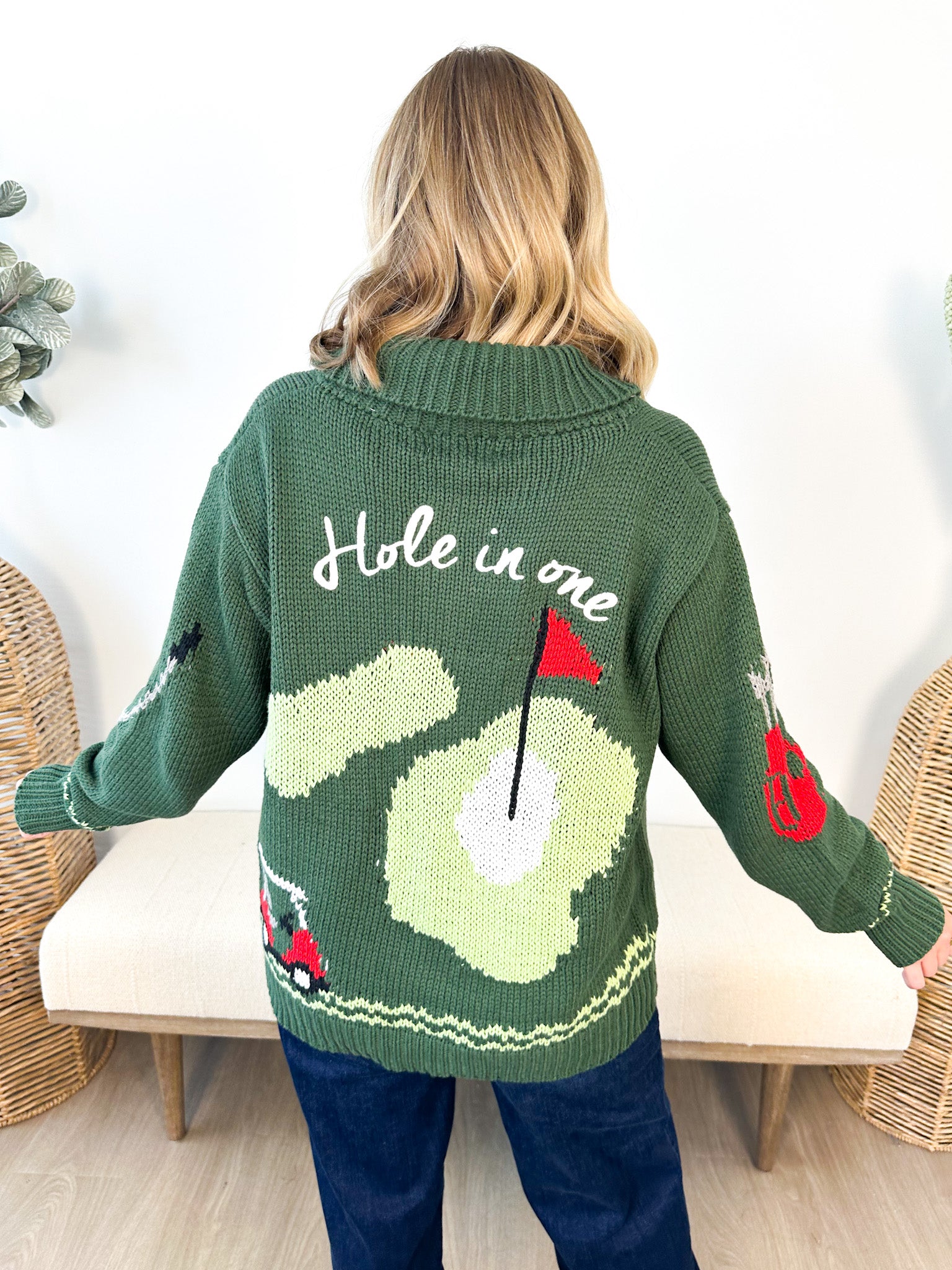 Vintage Golf Cardigan Sweater - 2 colors! - The Nines