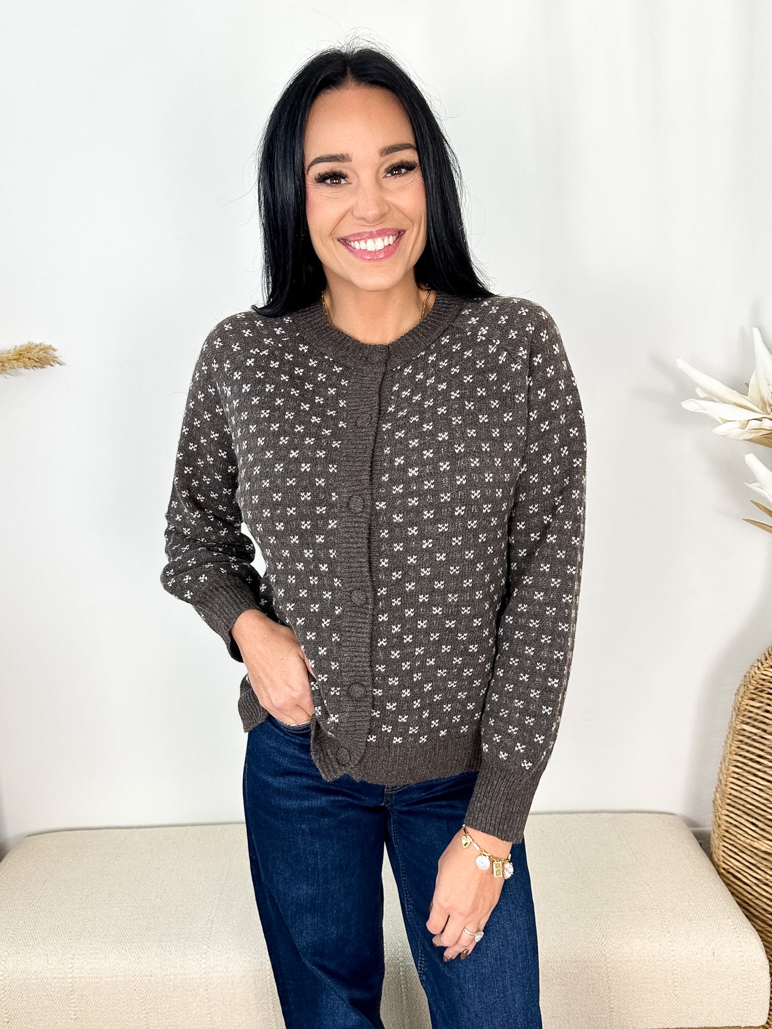 Cocoa & Cream Cardigan - The Nines