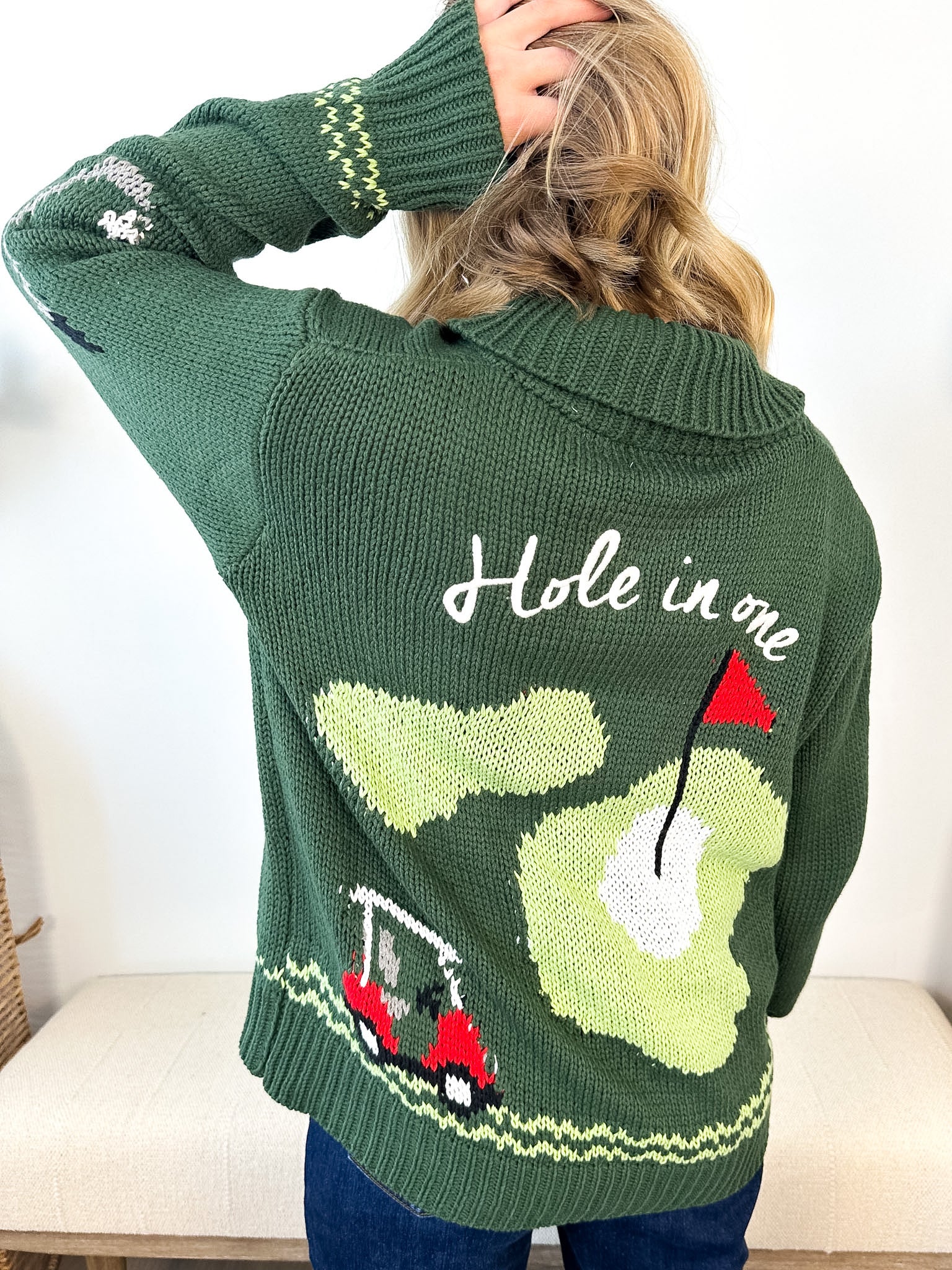 Vintage Golf Cardigan Sweater - 2 colors! - The Nines