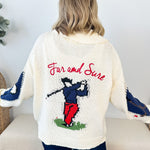 Vintage Golf Cardigan Sweater - 2 colors! - The Nines