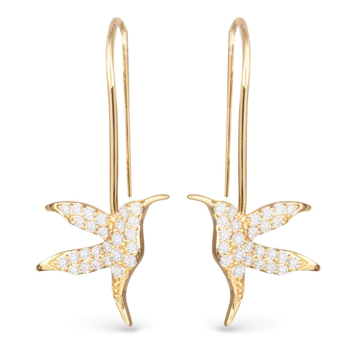 Hummingbird Drop Earrings - The Nines