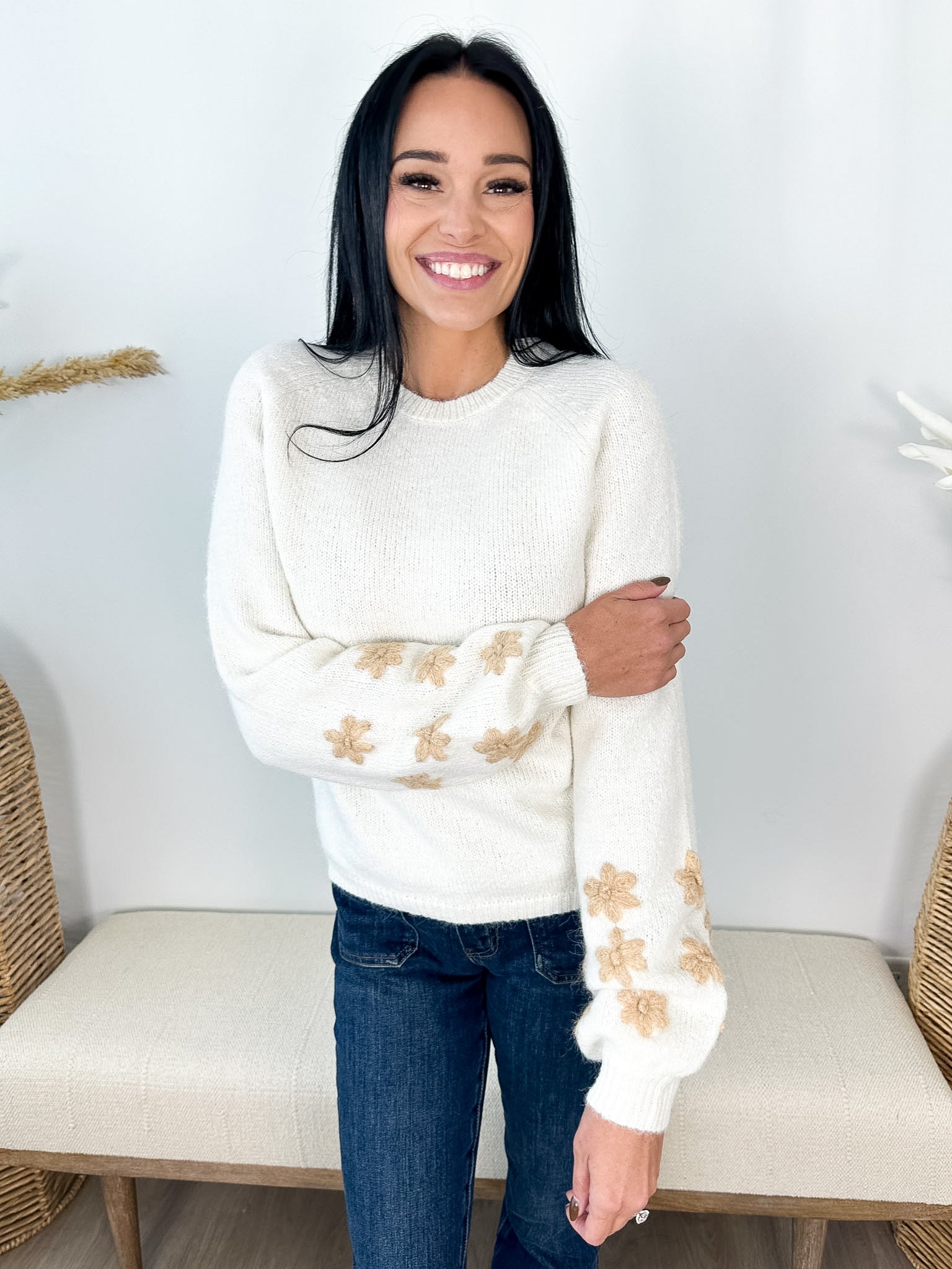 Floral Touch Sweater - The Nines