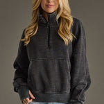 Kiera Quarter Zip Sweatshirt - 3 Colors! - The Nines