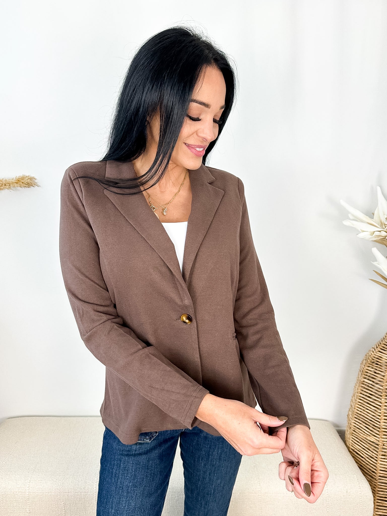 The Kelsey Knit Blazer - The Nines