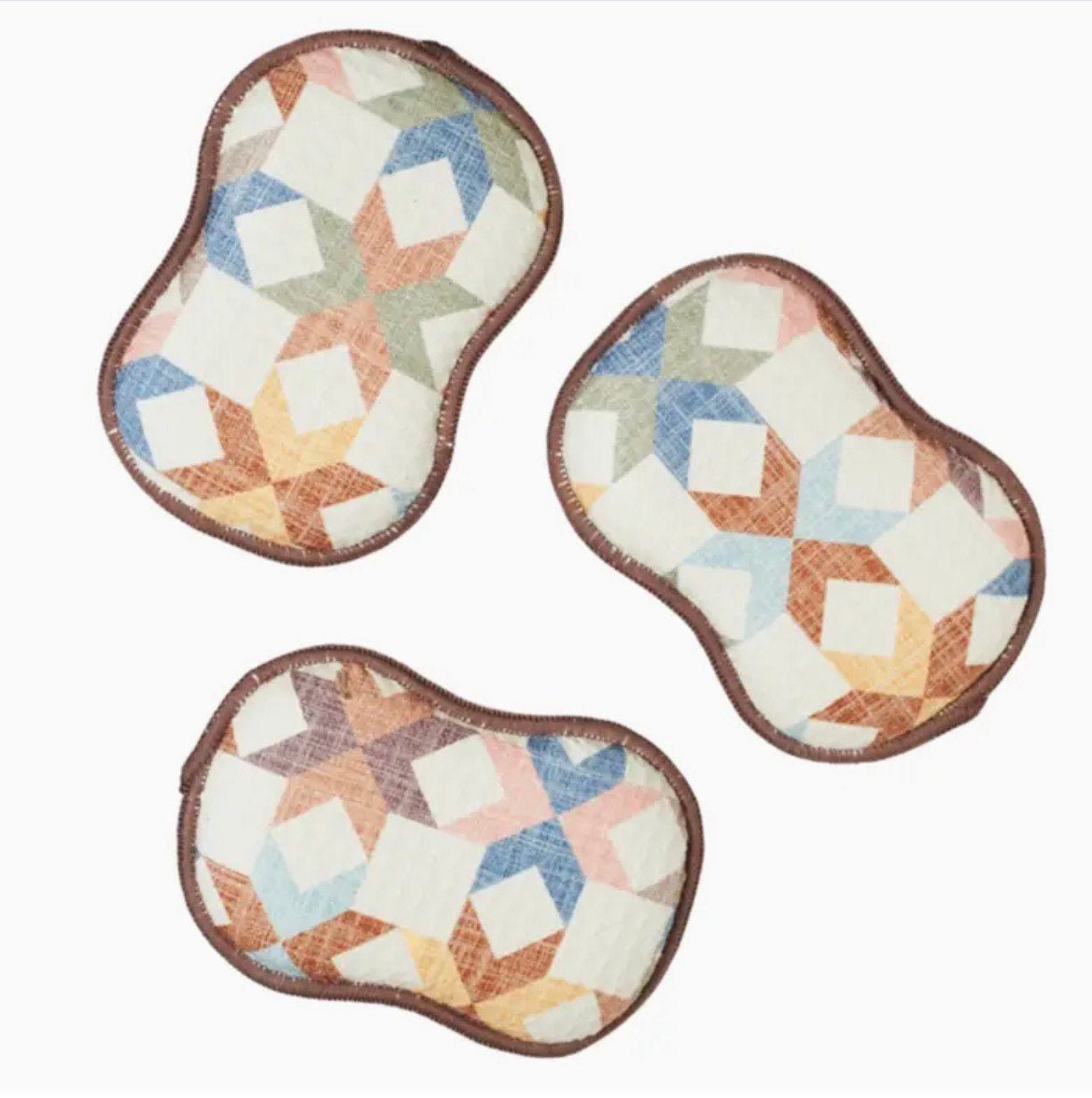 Reusable Sponges Star Quilt Print - The Nines
