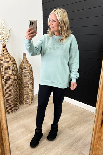 Mama Embroidered Sweatshirts - 3 Colors!