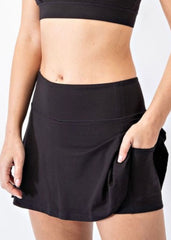 Pleated Back Butter Skorts - 2 Colors!