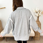 Tamika Henley Sweatshirt - 2 colors! - The Nines