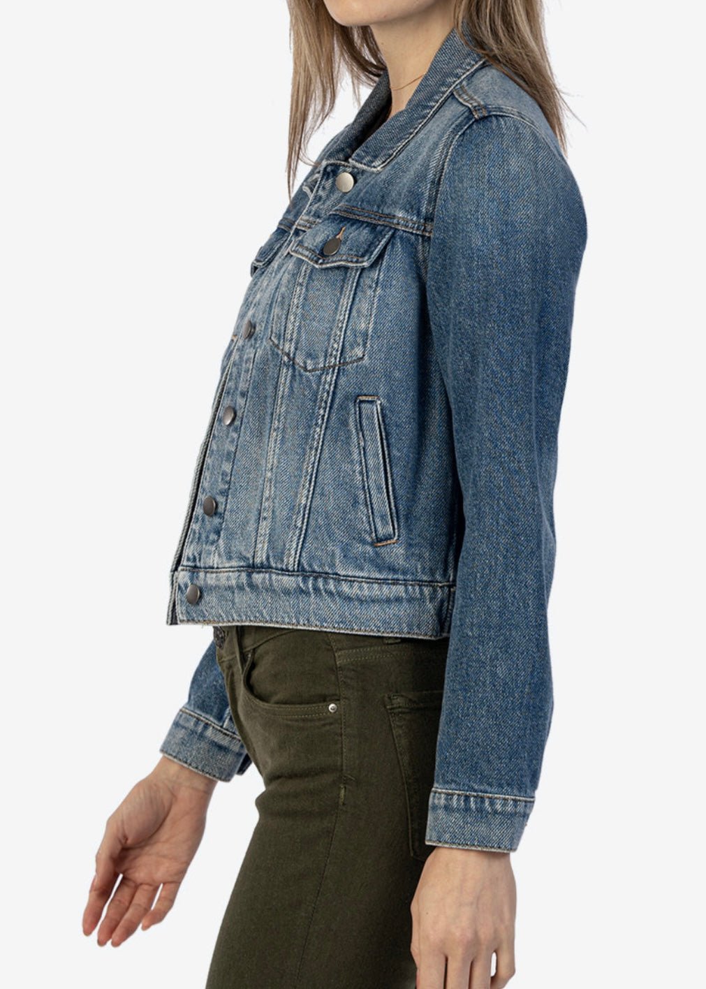 KUT Julia Crop Denim Capitalized Wash Jacket - FINAL SALE! - The Nines