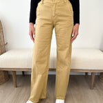 MICA Sunflower Yellow High Rise Wide Leg - The Nines