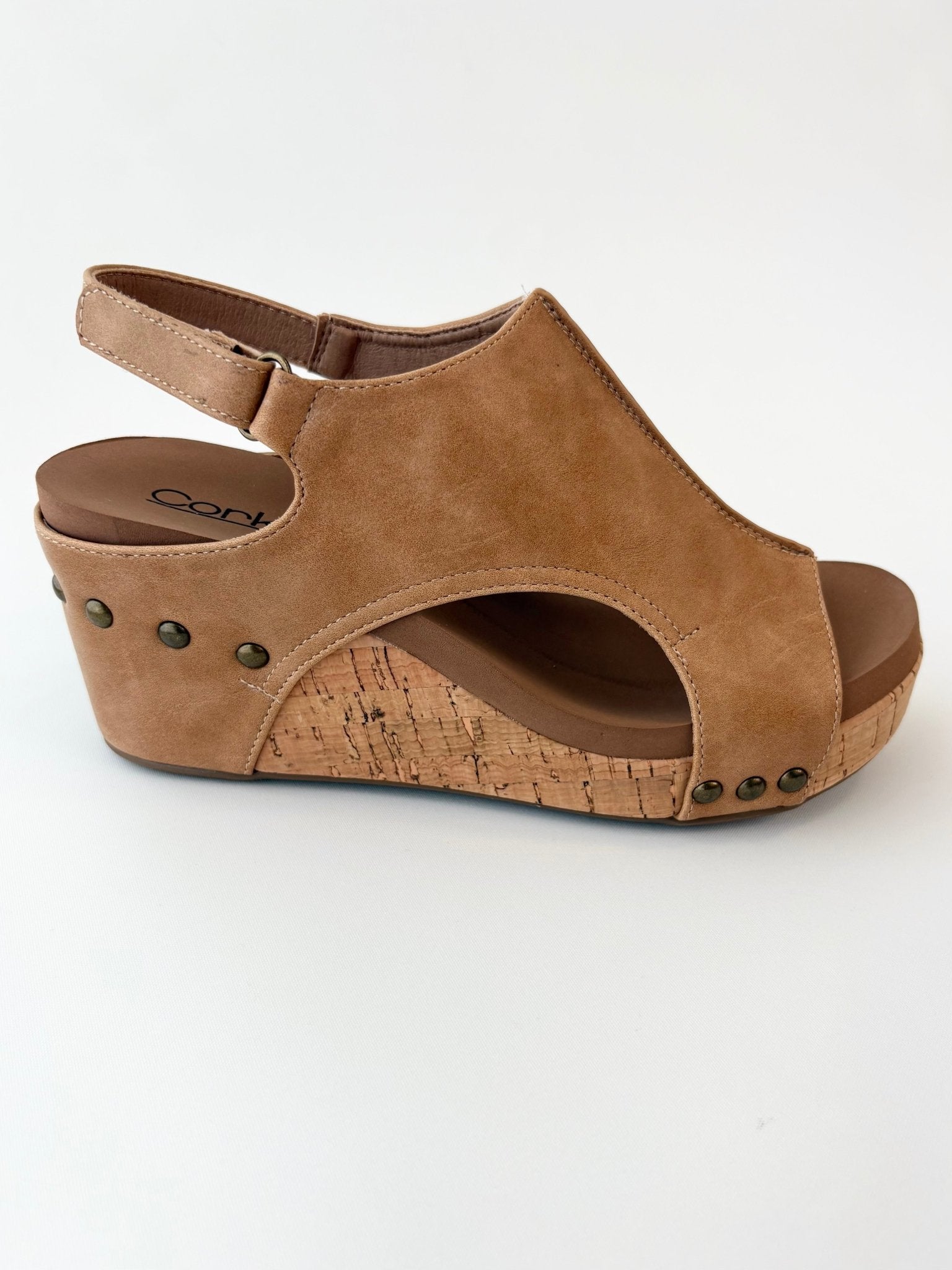 Corkys Carley Sandal - Caramel - The Nines