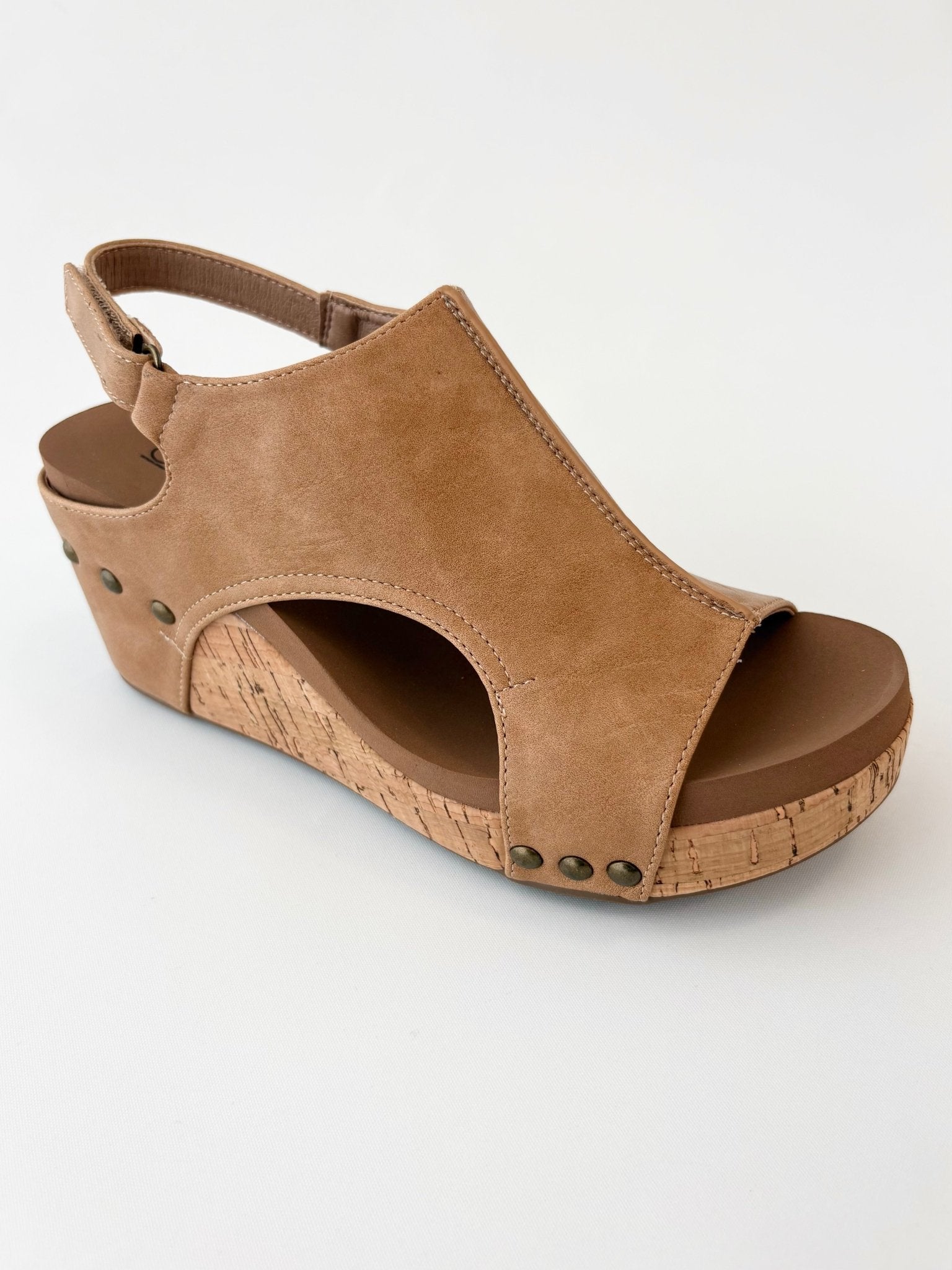 Corkys Carley Sandal - Caramel - The Nines