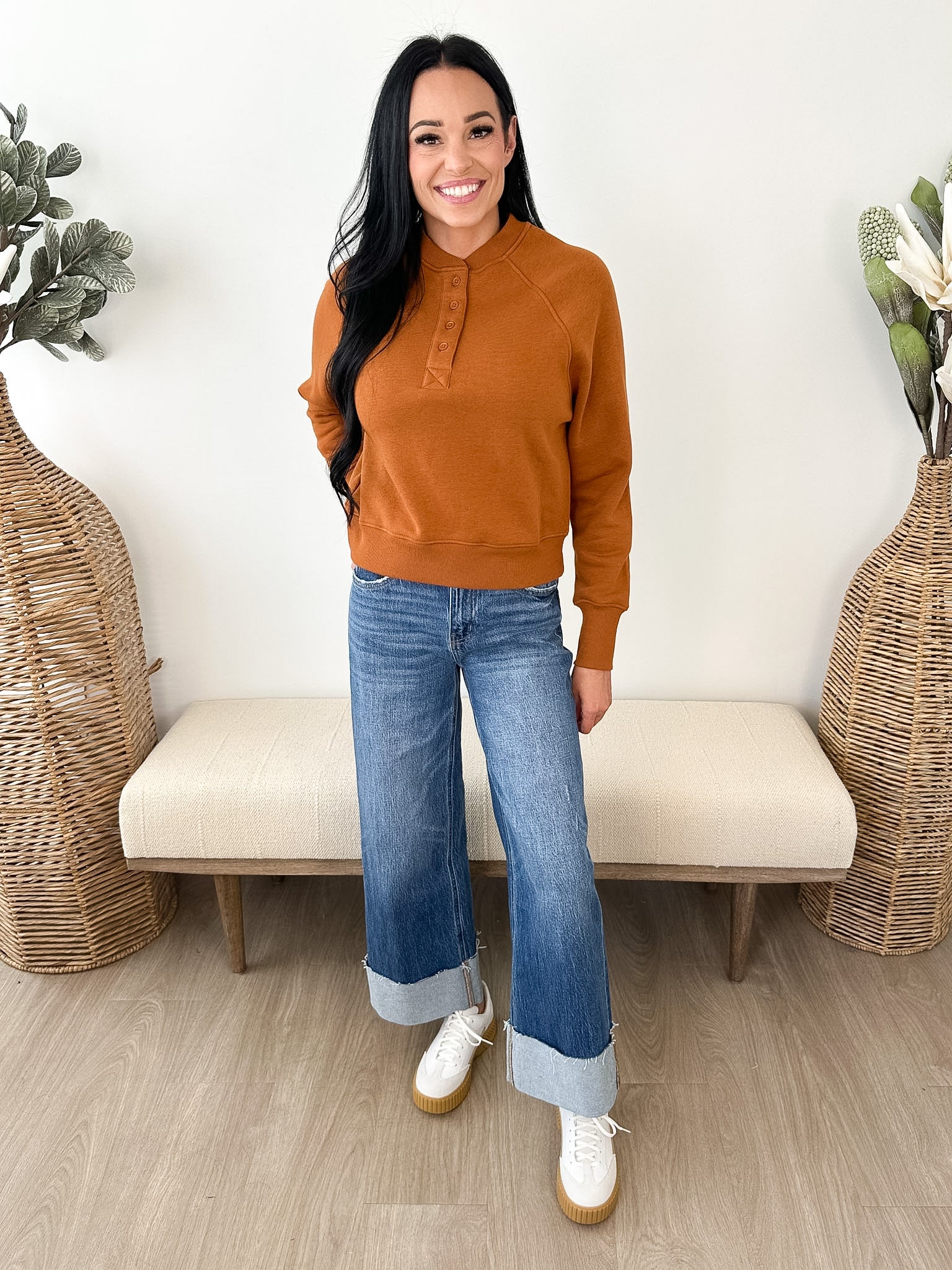 Hearth Henley Pullover - The Nines