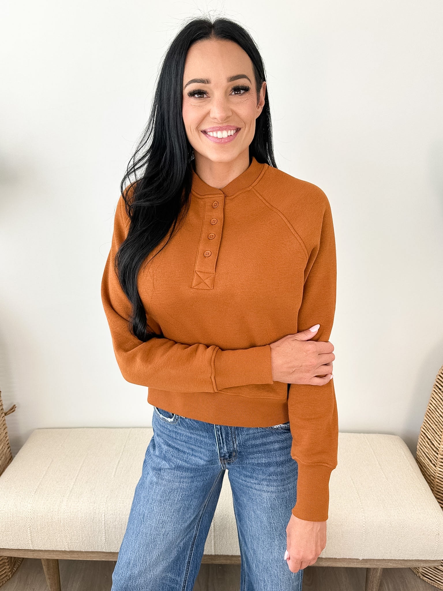 Hearth Henley Pullover - The Nines