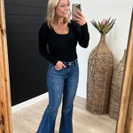 Kan Can Lainey Boho Flare Jeans - The Nines