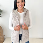 Oversized Quilted Vest - The Nines
