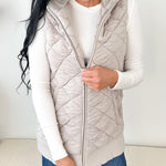 Oversized Quilted Vest - The Nines
