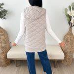 Oversized Quilted Vest - The Nines
