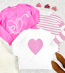 Cable Heart Pullover