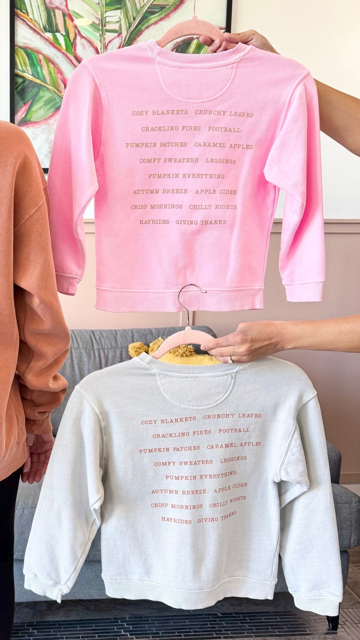 Kids Pines & Notes Sweatshirt - 2 colors! - The Nines