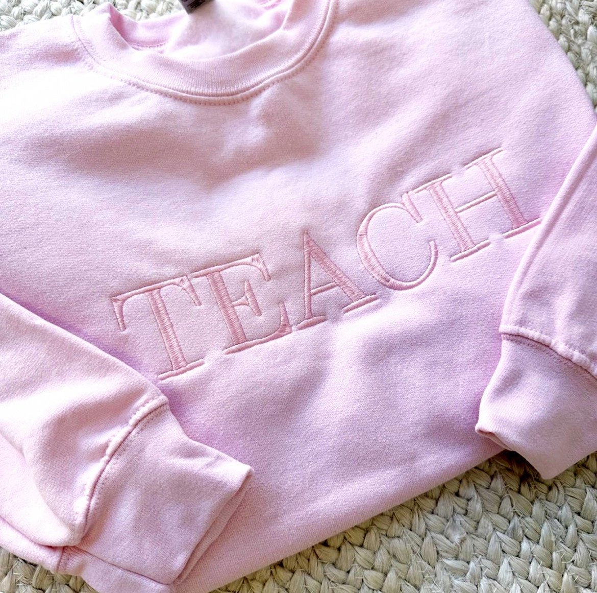 Pink Teach Sweatshirt - The Nines